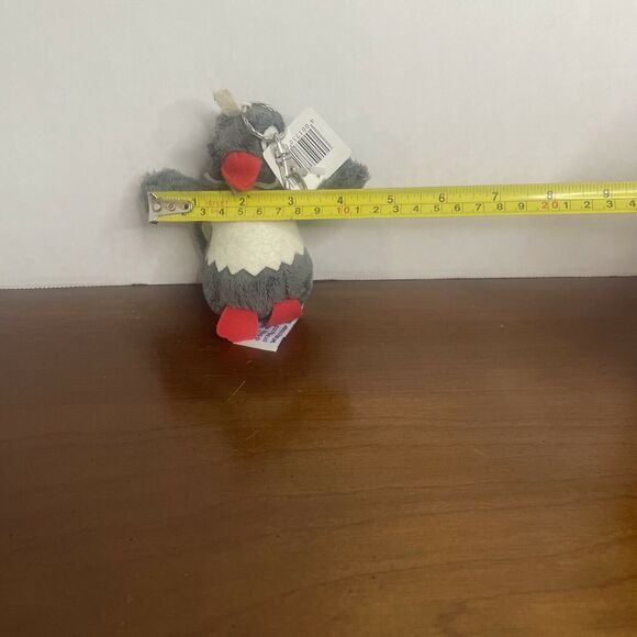 East Germany Sandman "Unser Sandmännchen , Mrs. Magpie" Plush Bird Keychain 2007 - Picture 12 of 12